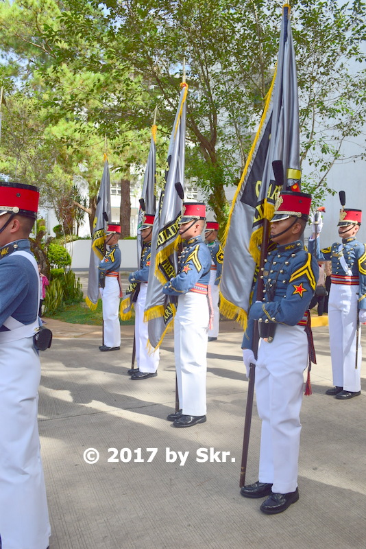  Lety's Transient House in Baguio City - Flag ceremony of the PMA cadets 